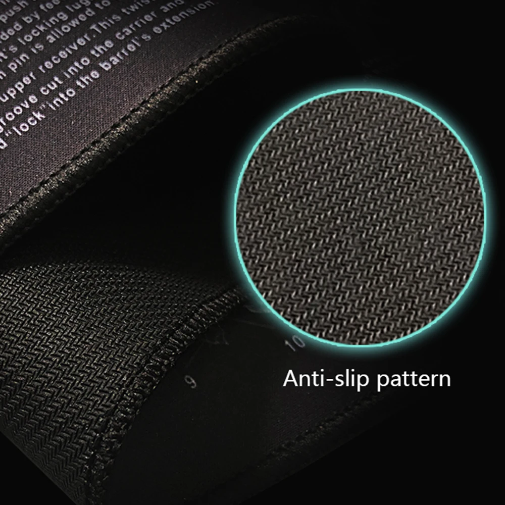 وسادة ماوس مطاطية بحافة قفل XXL ، ملحق مكتبي كبير جدًا غير قابل للانزلاق للوحة المفاتيح csgo