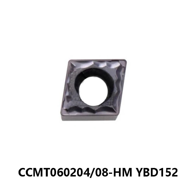 100% Original CCMT060204-HM CCMT060208-HM YBD152 Carbide Inserts Lathe Cutter CCMT 060204 060208 Turning Tools for Cast Iron