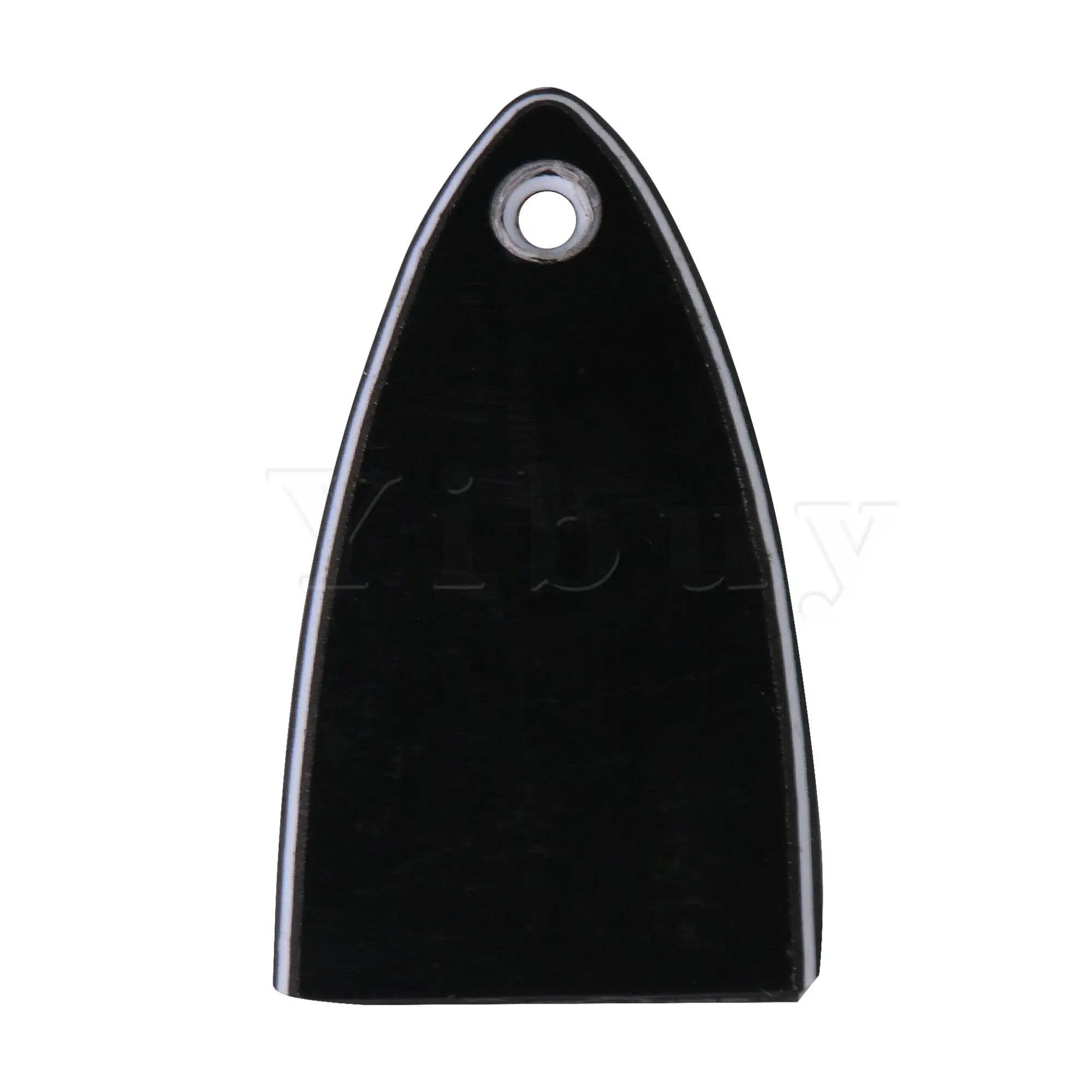 

Yibuy 3Ply Black Blank 1 Holes Electric Guitar Truss Rod Cover Plate