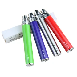 5pcs UGO-T Electronic Cigarette Battery 650 900 1100mah Ego-t Evod 510 Thread Vape Mod Mt3 Ce4