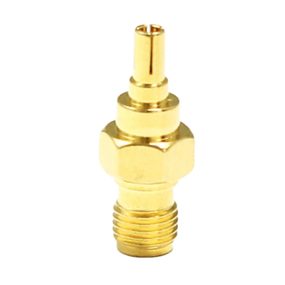 1 Piece SMA Female Jack  to CRC9  Male Plug  RF Coax Modem Convertor Straight  Goldplated New Wholesale