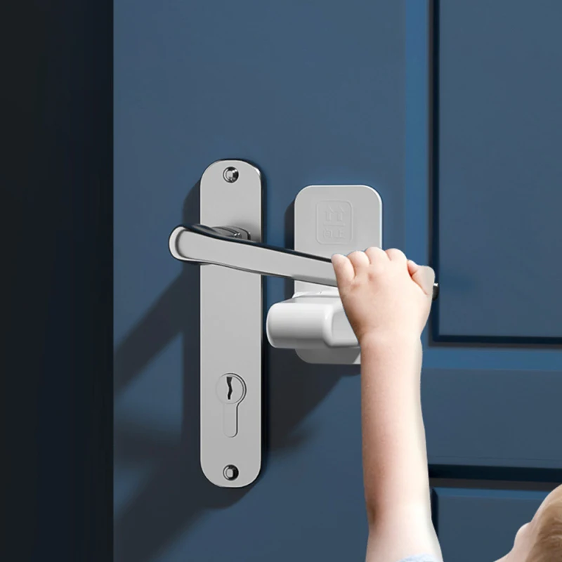 Baby Safety Lock Door Lever Lock Protection from Children Universal Door Lock Baby Goods Stopper for Door Easy to Install