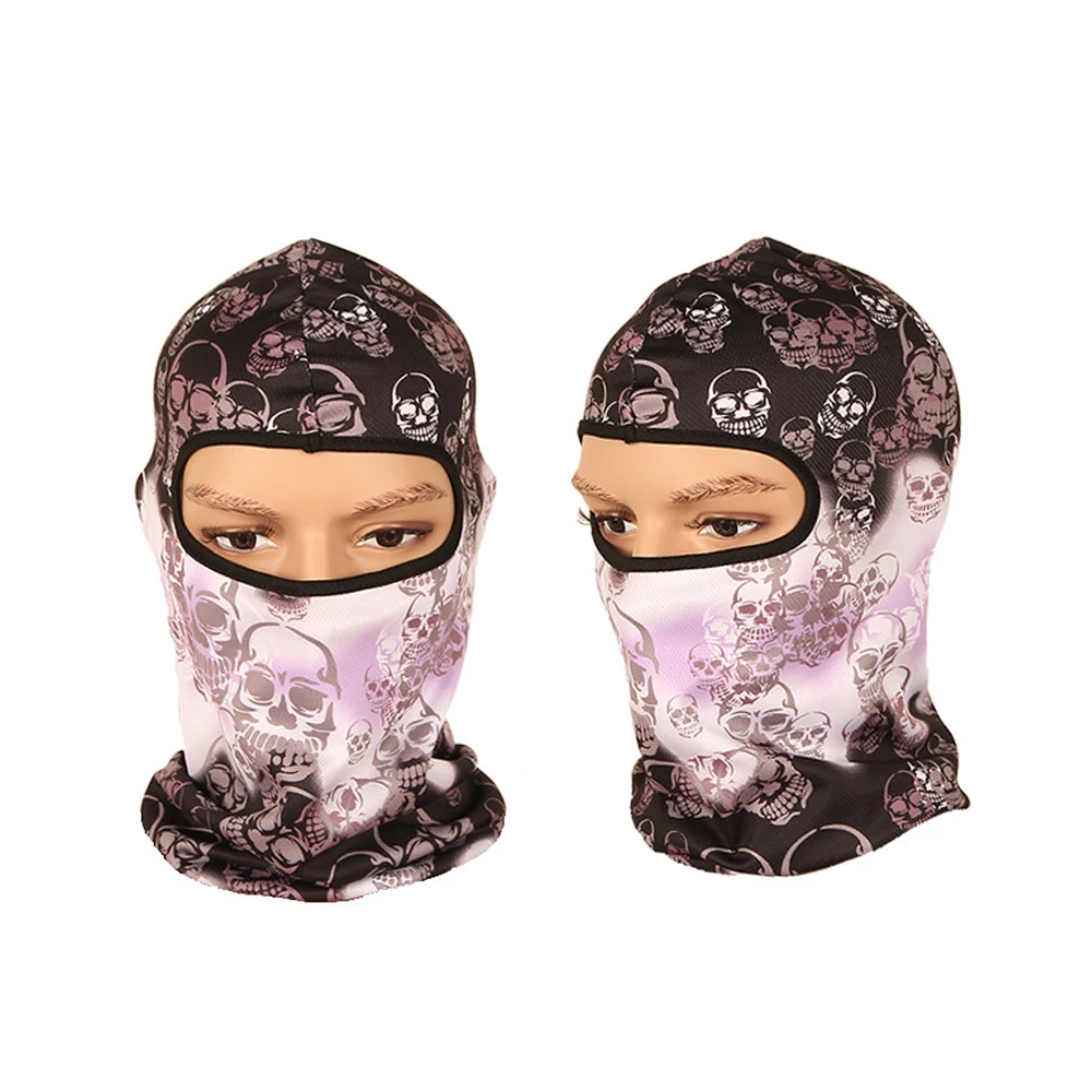 Breathable Skull Helmet Cap Summer Motorcycle Cycling Hat Ultraviolet Women Men's Caps Running Balaclava Bandana for Bike