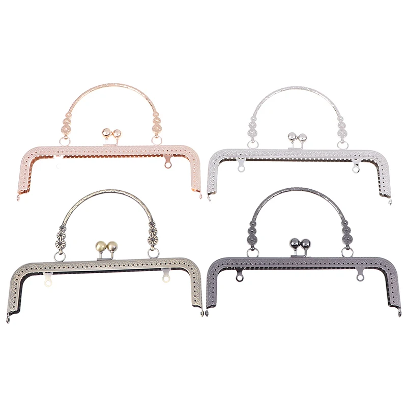 1PCS Metal Kiss Clasp Lock Frame Metal Frame Kiss Clasp Lock For Handbag Purse Coin Bag DIY Tool DIY Metal Frame Purse Handle