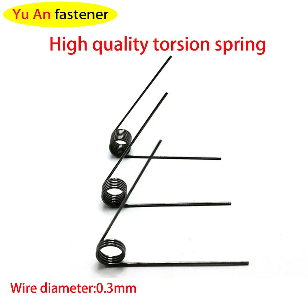 

Пружины кручения из рессорной стали 65Mn, 10 шт.