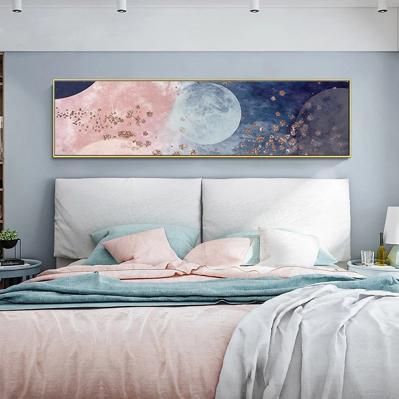 EECAMAIL Nordic Diamond Painting Full Diamonds Embroidered Abstract Watercolor Living Room Bedroom Bedside Painting