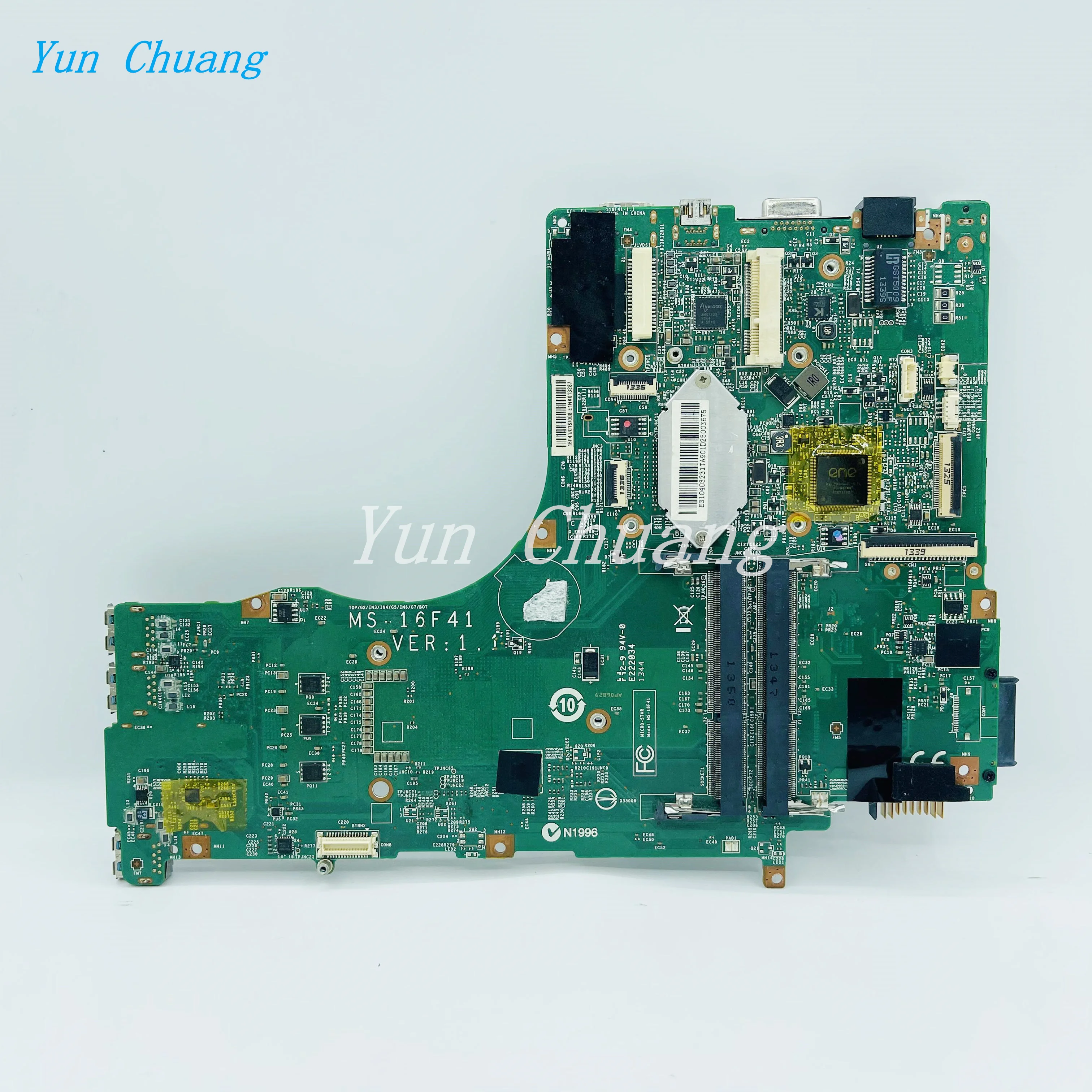 Imagem -02 - Ver: 1.1 3.0 Mainboard para Msi Gt60 20c Ms-16f4 Ms-16f41 Laptop Placa-mãe Ddr3 Pga 947 100 Testado Navio Rápido Ms16f41