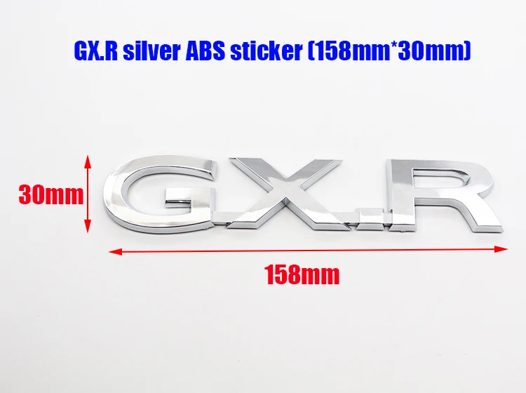 1 قطعة ثلاثية الأبعاد ABS لاند كروزر GXR TX VX V6 V8 5.7 شعار سيارة ملصق الخطابات الخلفي الذيل الباب الجذع ملصق سيارة الخلفي ملصق اكسسوارات #2