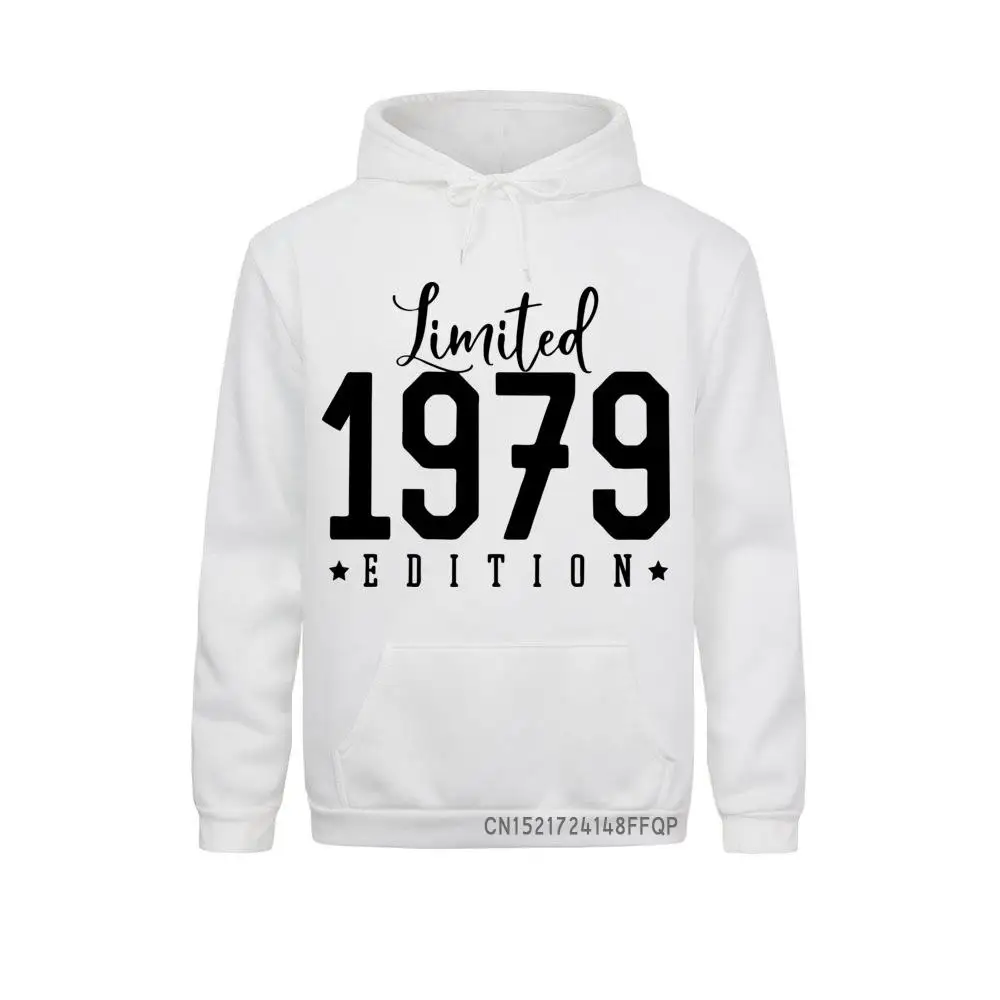 

Limited 1979 Edition Vintage Birthday Sweatshirt Anniversary Birth Present Pullover Men Plus Size Winter Coats Hoodies