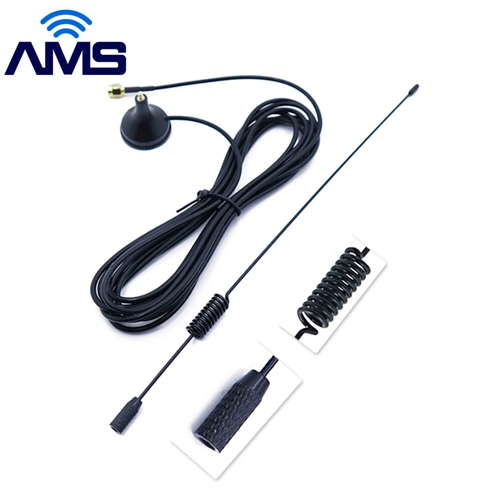 AMS Factory Wholesale  New Omni GSM GPRS Magnetic Antenna 900Mhz 1800Mhz Omni Spring Whip External Wifi Lte 4g Router Antenna