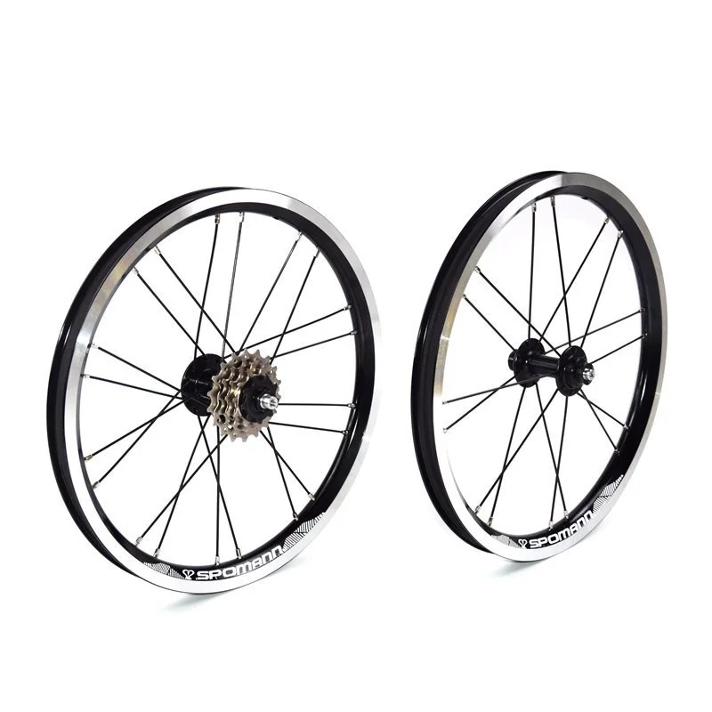 16 Inch 305 Bike Wheel Set External 5-speed V-brake Small Wheel