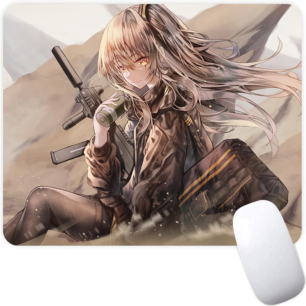 Girls Frontline Small Gaming Mouse Pad Computer Mousepad PC Gamer Mouse Mat Laptop Mausepad Mouse Carpet Keyboard Mat Desk Pad