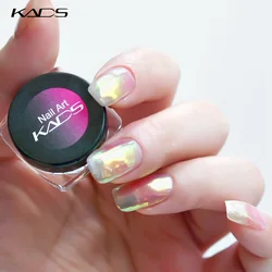 KADS Nude Series Nail Glitter Powder Mirror Shining Nail Art DIY Chrome Pigment Glitters Powder Dust Pink Nails Tips Decoration