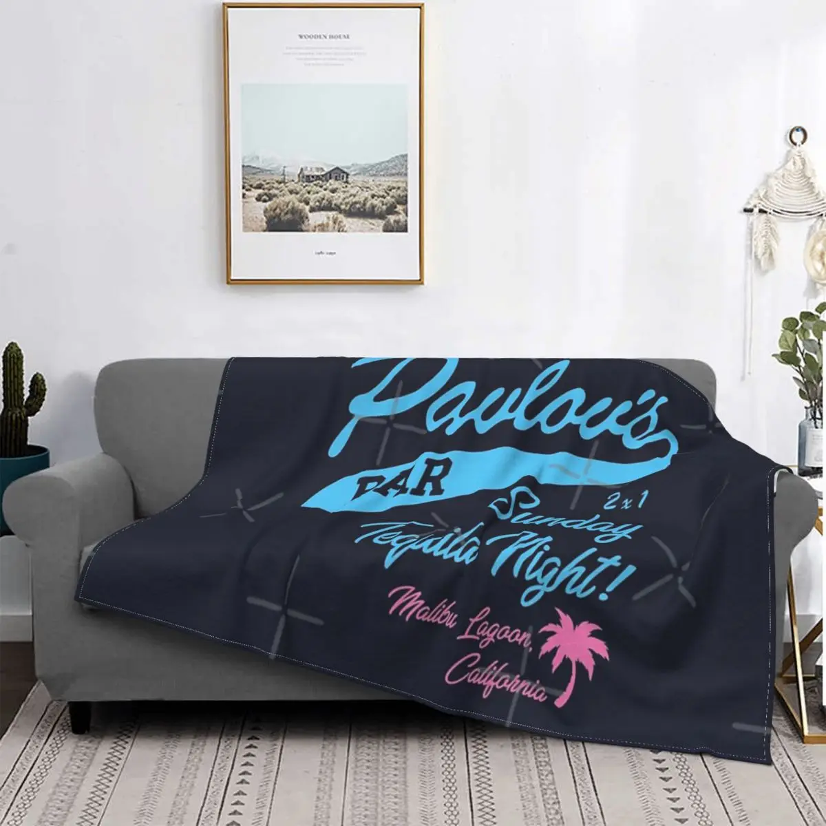 

Manta de barra de Pavlov para hombre y medio, colcha de cama A cuadros, funda de cama, manta térmica, toalla de playa de lujo