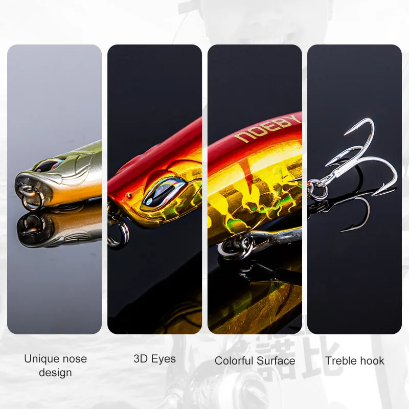 Noeby Balissa Sinking Pencil Fishing Lures, Casting em Costa, Isca Dura Artificial, Baixo, Água salgada, 99mm, 28g, 36g