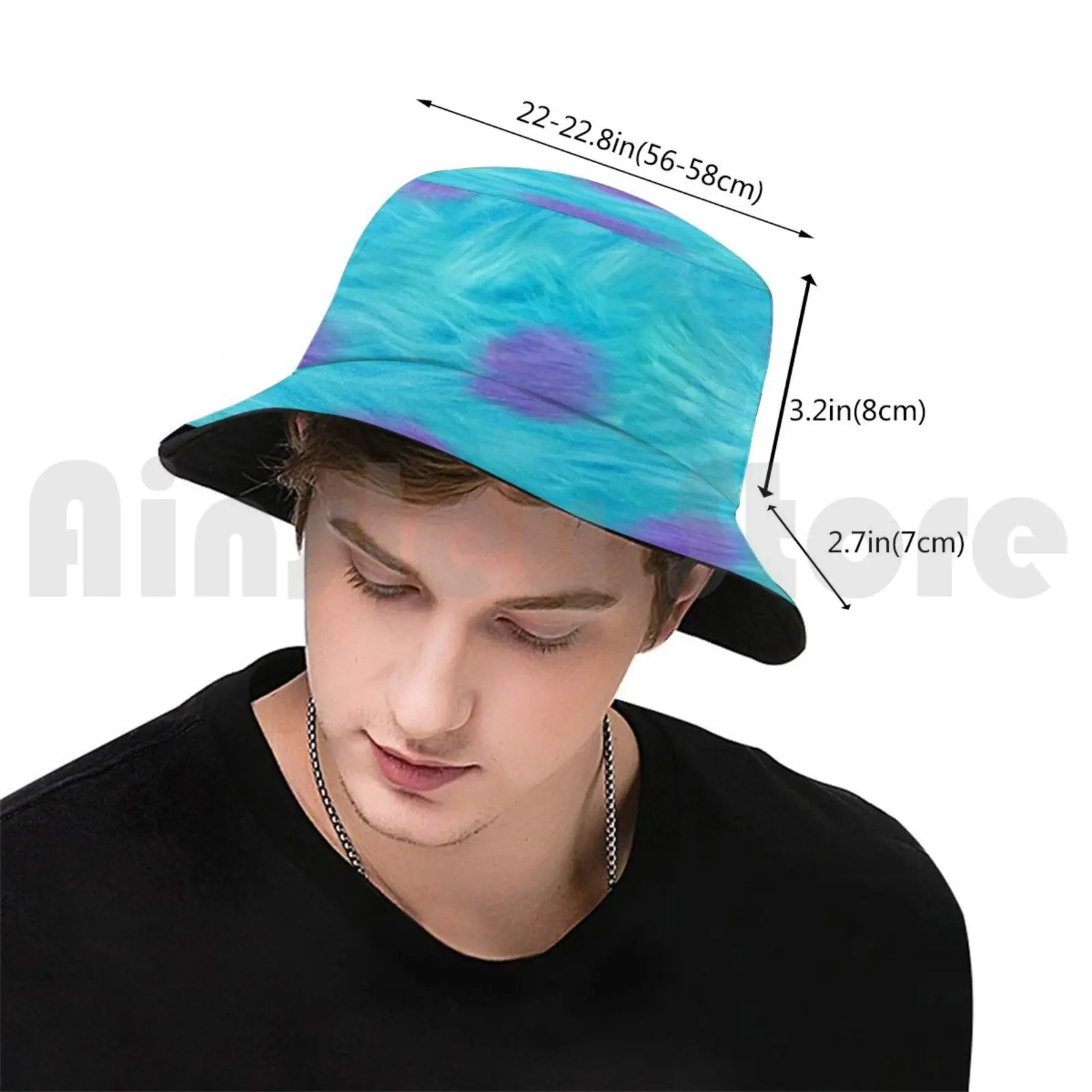 Monsters Inc Sun Hat Foldable UV Protection James P Sullivan Sulley Monsters Inc Kids Cute Kids Kid Sulley Monsters Inc