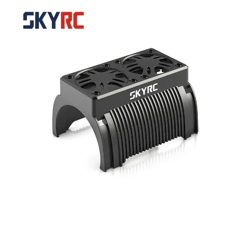 SKYRC Motor Heat Sink With Two Cooling Fans for 1/5 Scale RC Car Motor X528 Brushless Motor Diameter 55mm Motor Cooling Fan