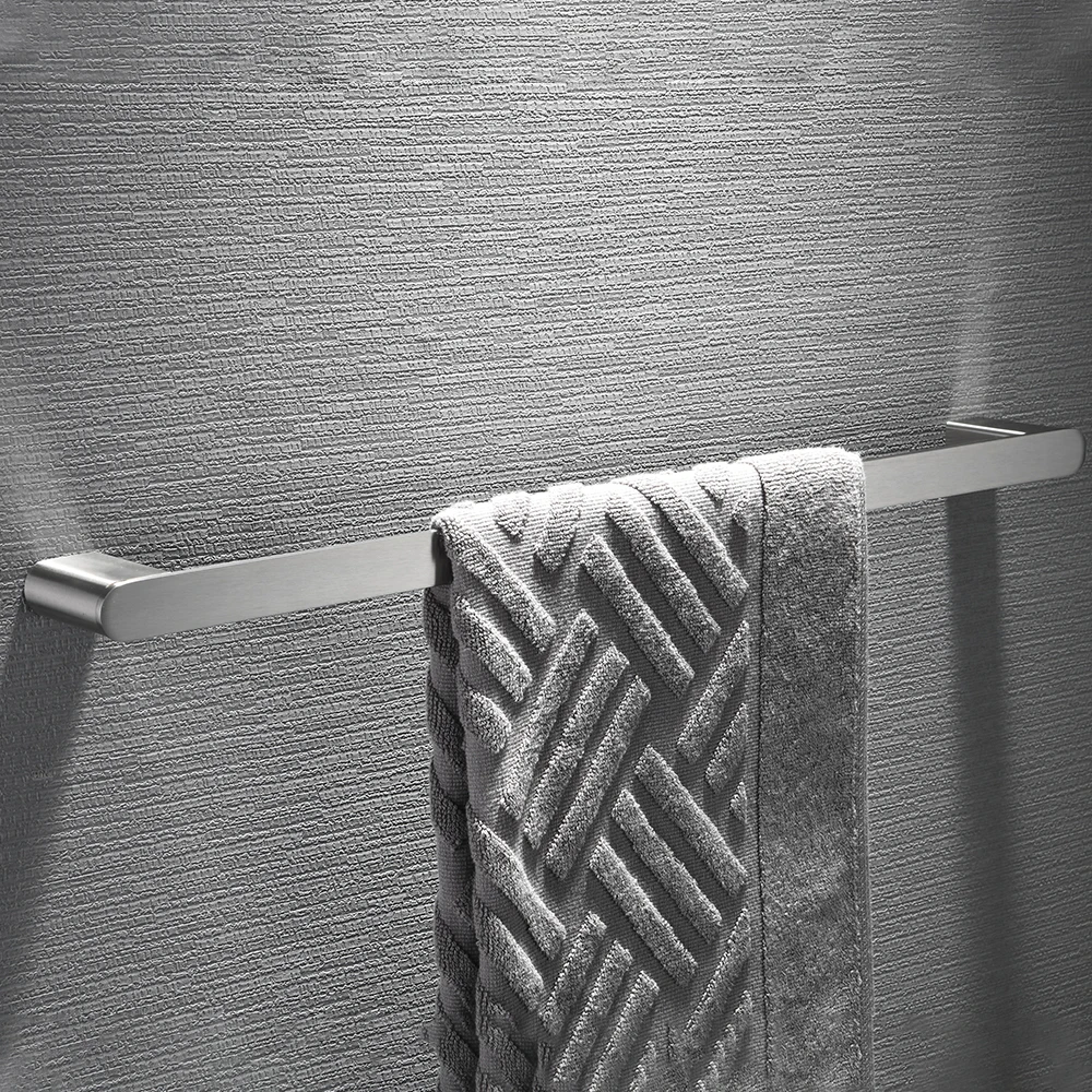 Imagem -03 - Parede em Suporte do Papel Higiênico Barra de Toalha Banheiro e Cozinha Acessórios de Hardware Cromo e Preto Aço Inoxidável de