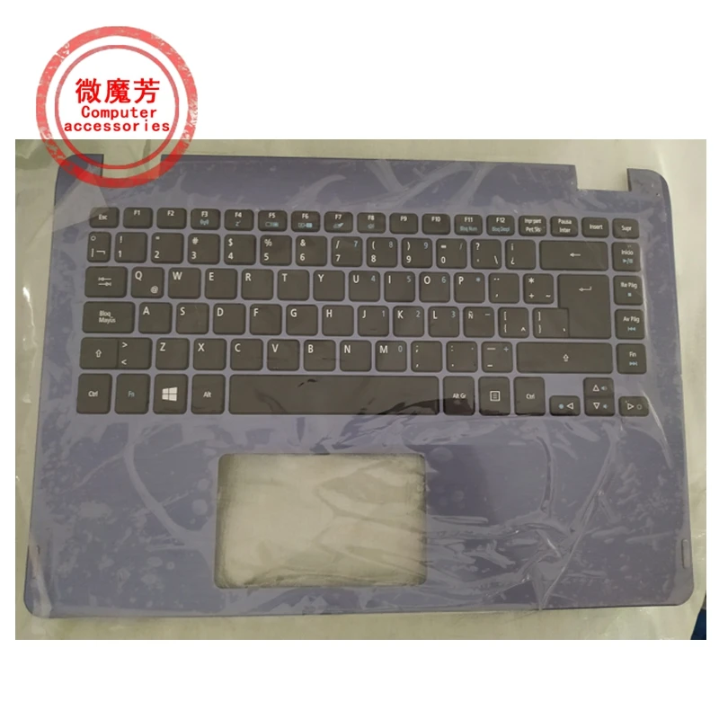 

NEW laptop keyboard for Acer Aspire R14 R3-431T R3-471T R3-471TG with Palmrest COVER no touchpad LA Latin