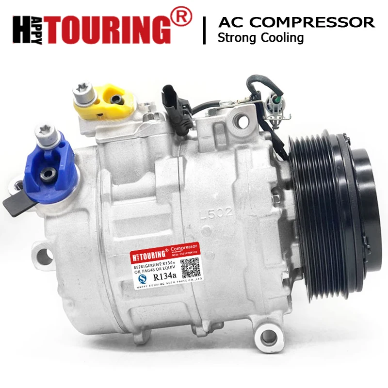 6SBU14C AC Compressor For Bmw X1 318i 320d E80 E90 E91 E92 447190-8462 447190-8464 447260-1851 64526987862-02 64526987862 447190