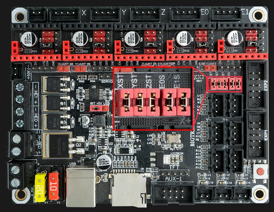 MKS TMC2209 Schrittmotortreiber Skr V2.0 Gen L Stepstick 3D-Druckerteile 2,5a Uart Ultra Silent für Sgenl Genl Robin Nano – Detail 7
