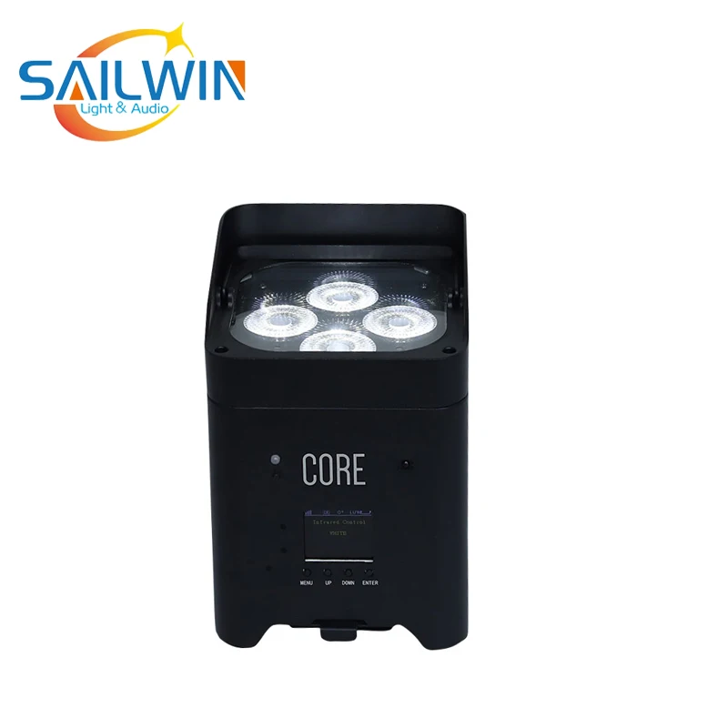 BIG SALE 4X18W APP Mobile Freedoom Battery Operated Charging 6in1 RGABW UV LED Par Light Stage Par Projector LED UPLIGHT