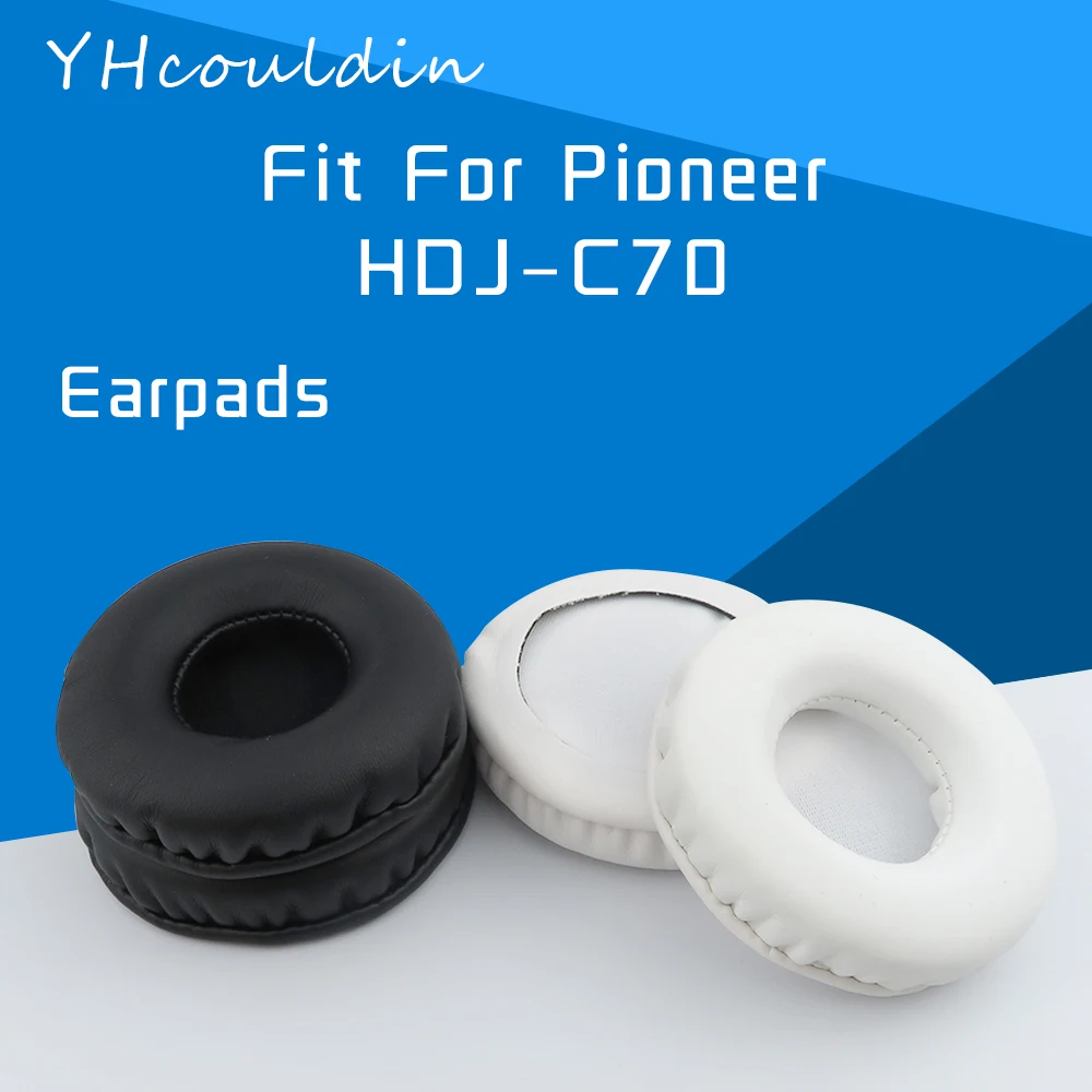 YHcouldin Earpads For Pioneer HDJ-C70 Headphone Accessaries Replacement Wrinkled Leather