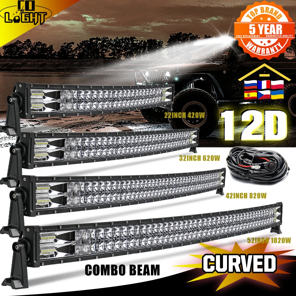 CO LIGHT 12D 2-Row Led Light Bar 42