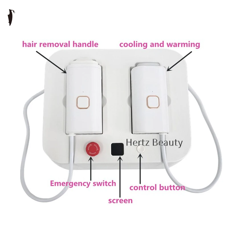 808nm Diode Laser Hair Removal Whole Body Epilator Device Skin Care Whitening Tightening Dual Hand Skin Rejuvenation Laser Home