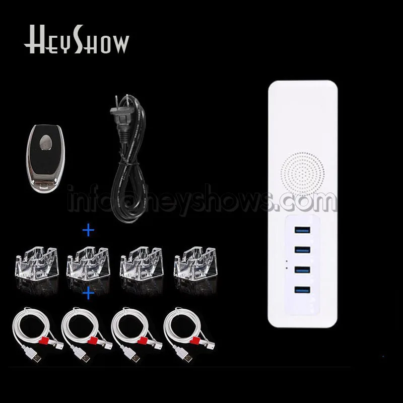 Burglar Alarm System with Acrylic Display Stand, Anti-Theft Alarm Host, Mobile Smart Phone Security, 4, 6, 8, 10 Ports