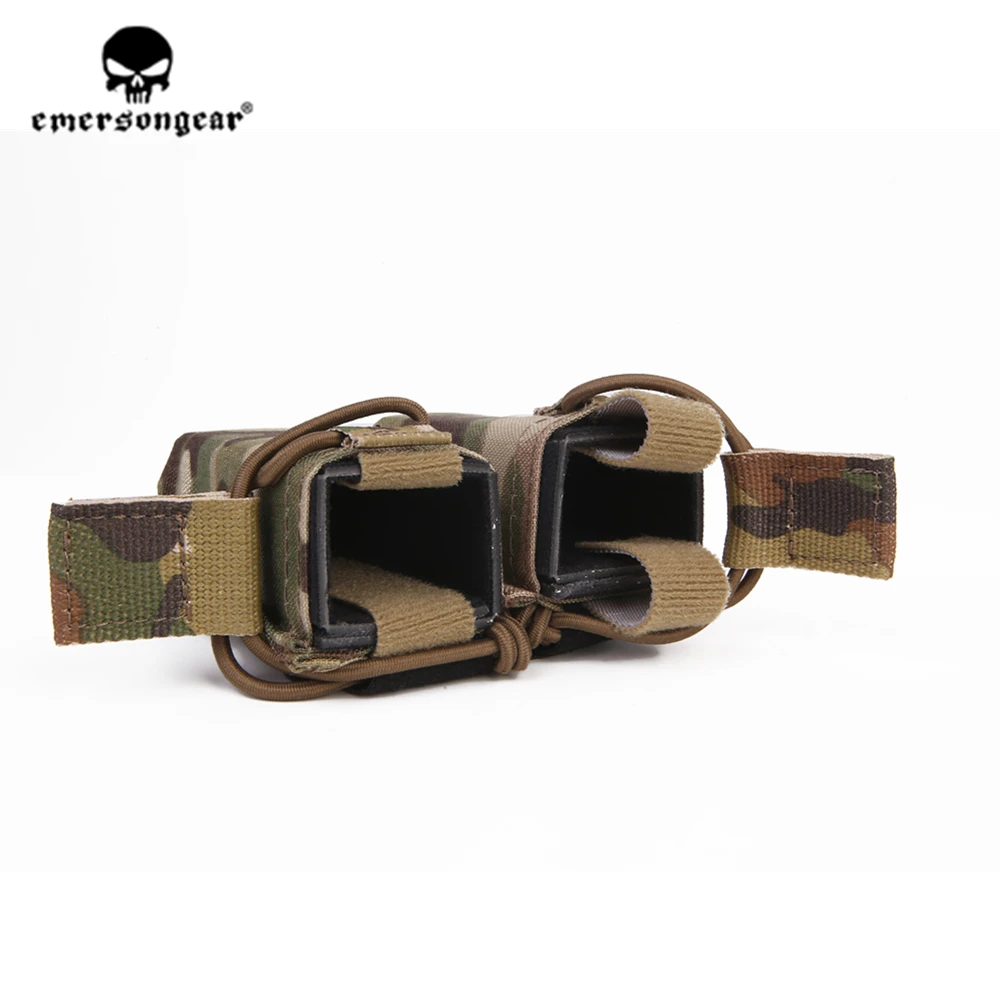 Bolsa táctica doble pistola nylon – Compatible chaleco cazador airsoft - imagen 2