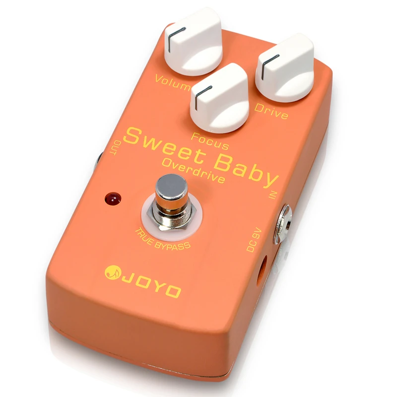 JOYO JF-36 Sweet Baby Electric Guitar Effect Pedal Low Gain Overdrive Pedal Guitar Accessories True Bypass Design