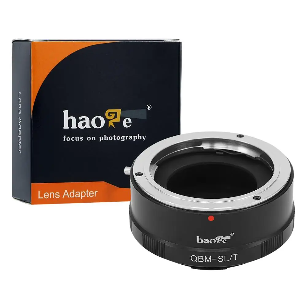 Haoge Manual Lens Mount Adapter for Rollei 35 SL35 QBM Quick Bayonet Mount Lens to Leica L Mount Camera