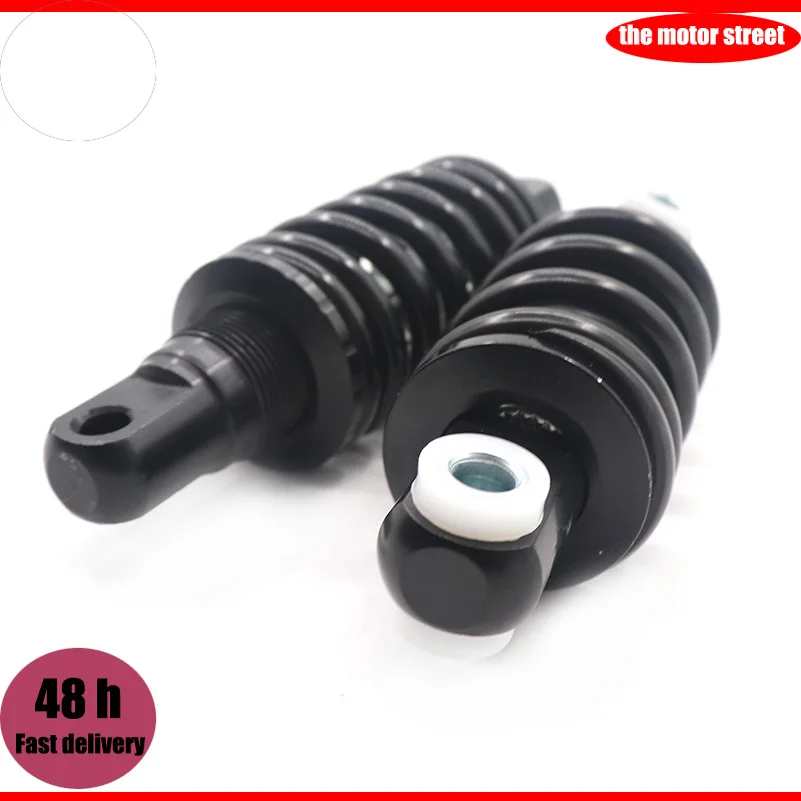 125 8mm Scooter Rear Shock Absorber Black Spring style for China Small Harley Little Citycoco Electric