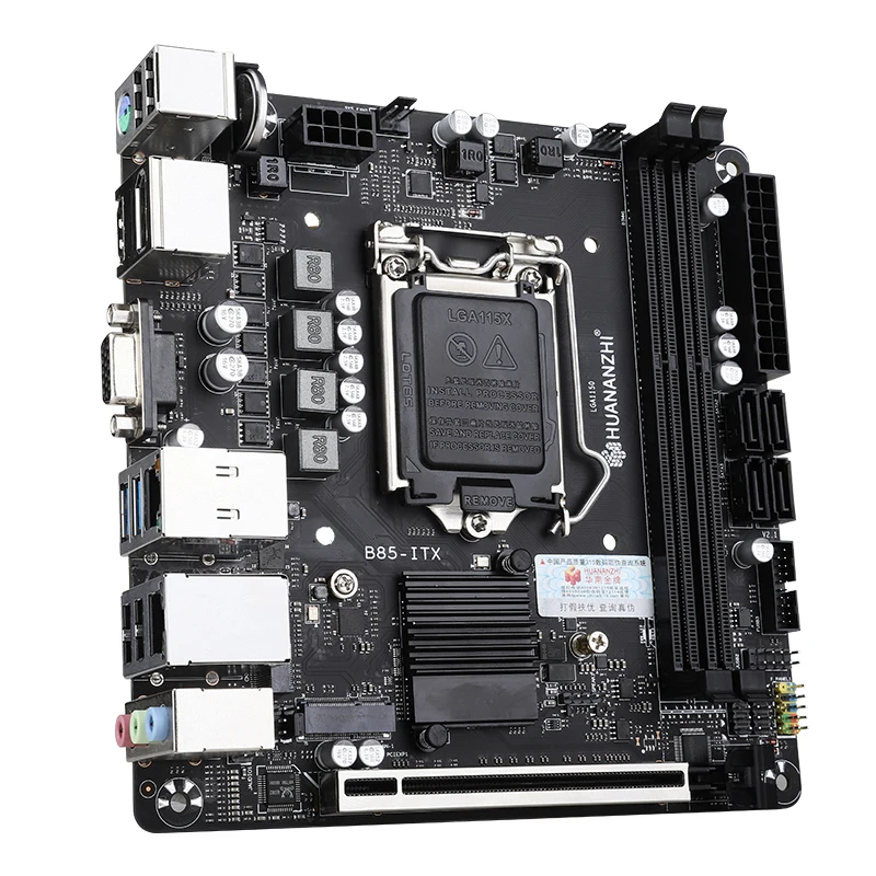 Imagem -04 - Placa-mãe Suporta Intel Lga 1150 i3 i5 i7 e3 Ddr3 1600mhz 16gb M.2 Sata Usb 3.0 Vga dp Compatível com Hdmi Huananzhi-b85-itx