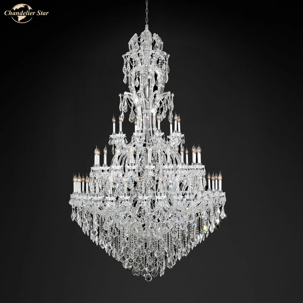 Art Deco Crystal Chandeliers Lighting Nordic Luxury Lustre Pendant Lights for Living Room Bedroom Dining Room Villa