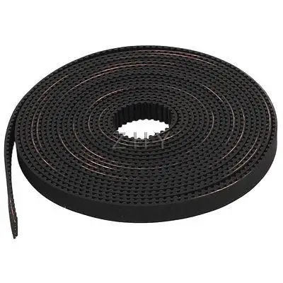 S5M 12mm 15mm 25mm Width 5mm Pitch Open Loop End Black Rubber 3D Printer Cogged Linear Motion Cut Synchronous Timing Belt