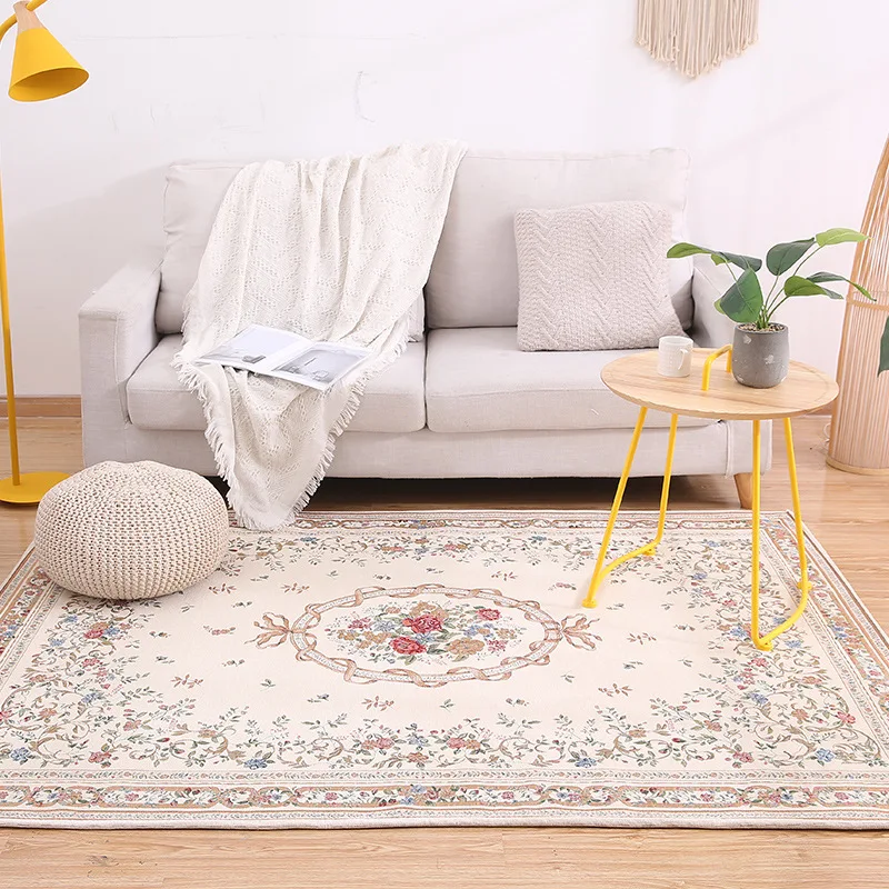 

Jacquard Home Living Room Carpet Floor Decor Anti-skid Kitchen Rug Sofa Mat Bedroom Alfombra Tapetes Europe Style Carpets