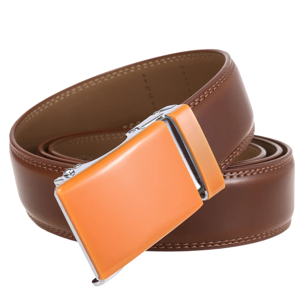 Neue Luxus Marke Gürtel für Männer Hohe Qualität Männlich Strap Echtes Leder Taille Band Automatische Schnalle Gürtel Ceinture Homme 3,5 cm – Detail 31