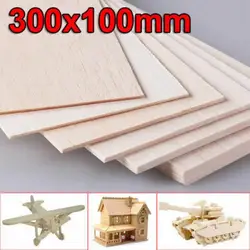 5/10 pcs 300x100mm House Aircraft Wooden Crafts Sheets Material Carving Latest Plate Universal For Model Making