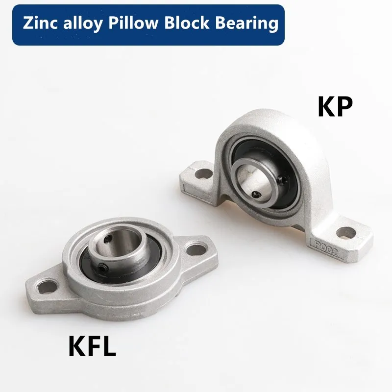 10pcs KP08 KFL08 Zinc alloy pillow block bearing Mounted support pillow block Housing 8mm