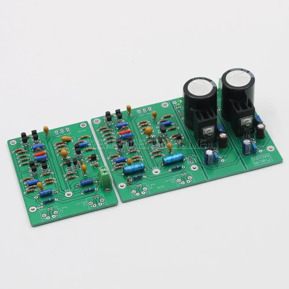 ประกอบ NAC152 สเตอริโอ Preamplifier บอร์ดสําเร็จรูปพร้อม Dual Power Supply Board Pre-Amp