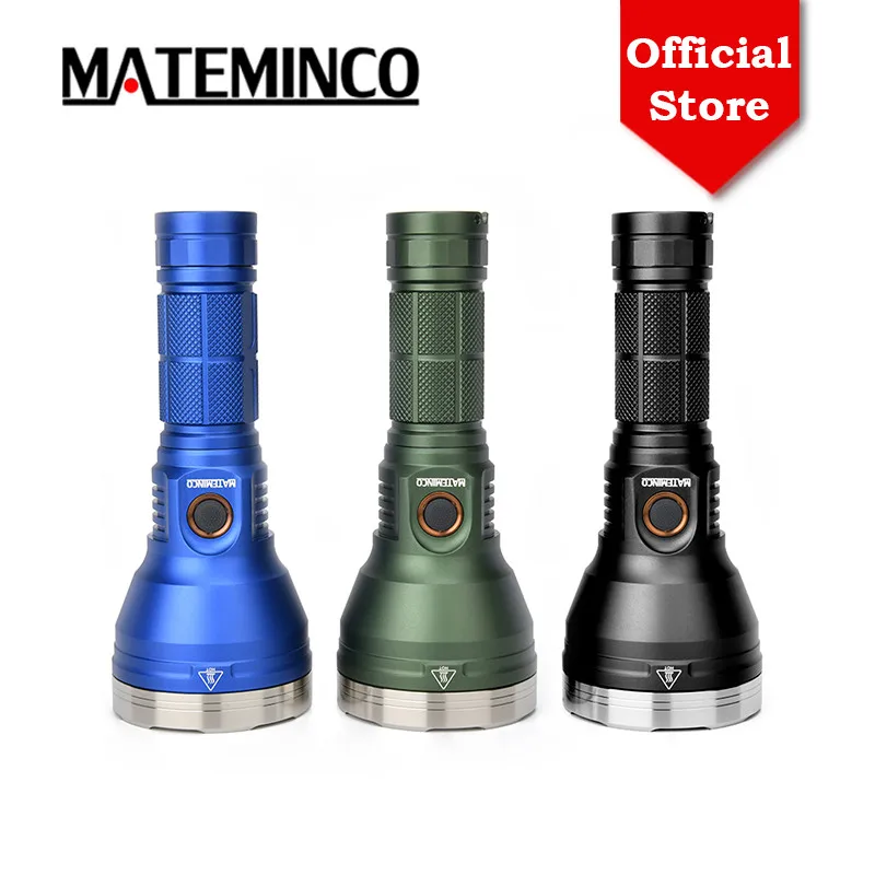 Imagem -03 - Mateminco-long Range Throw Lanterna Led Usb tipo c Lanterna Recarregável para Caça Pesca Pd90s Sfh55 9300lm 924m