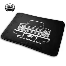 Chevrolet Pickup Truck C10 - 1987 3D Soft Non-Slip Mat Rug Carpet Cushion Automobile Truck Chevy Car Cars Classic Classic Car