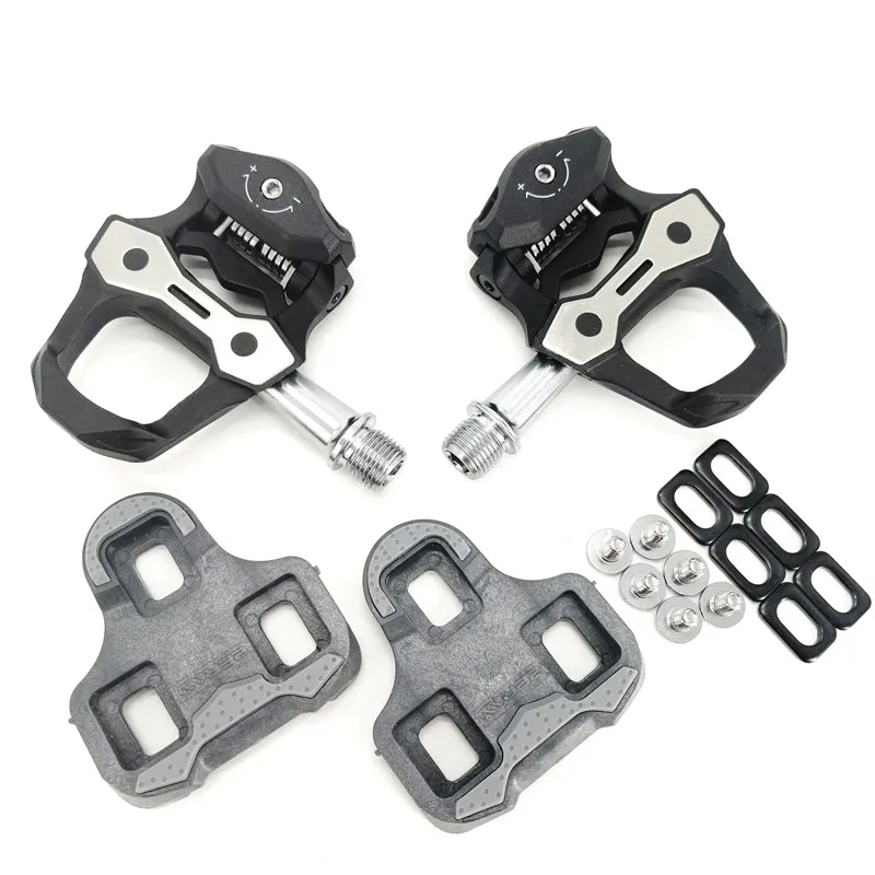 Road Bicycle Pedal Self-Locking Pedal PA+ Carbon Fiber Road Bike Pedals With Cleat Set Lightweight Compatible Keo