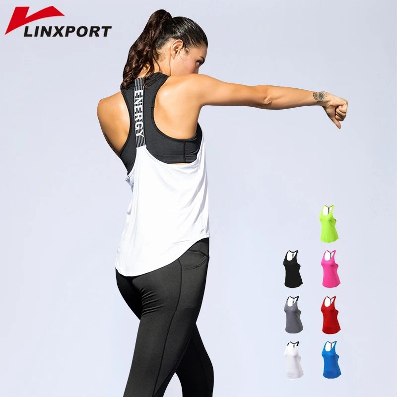 Female Yoga Shirts Sports Vest Fitness Top Sleeveless Shirt Quick Dry Tights Running Singlet Gym Clothing Jerseys ropa deportiva