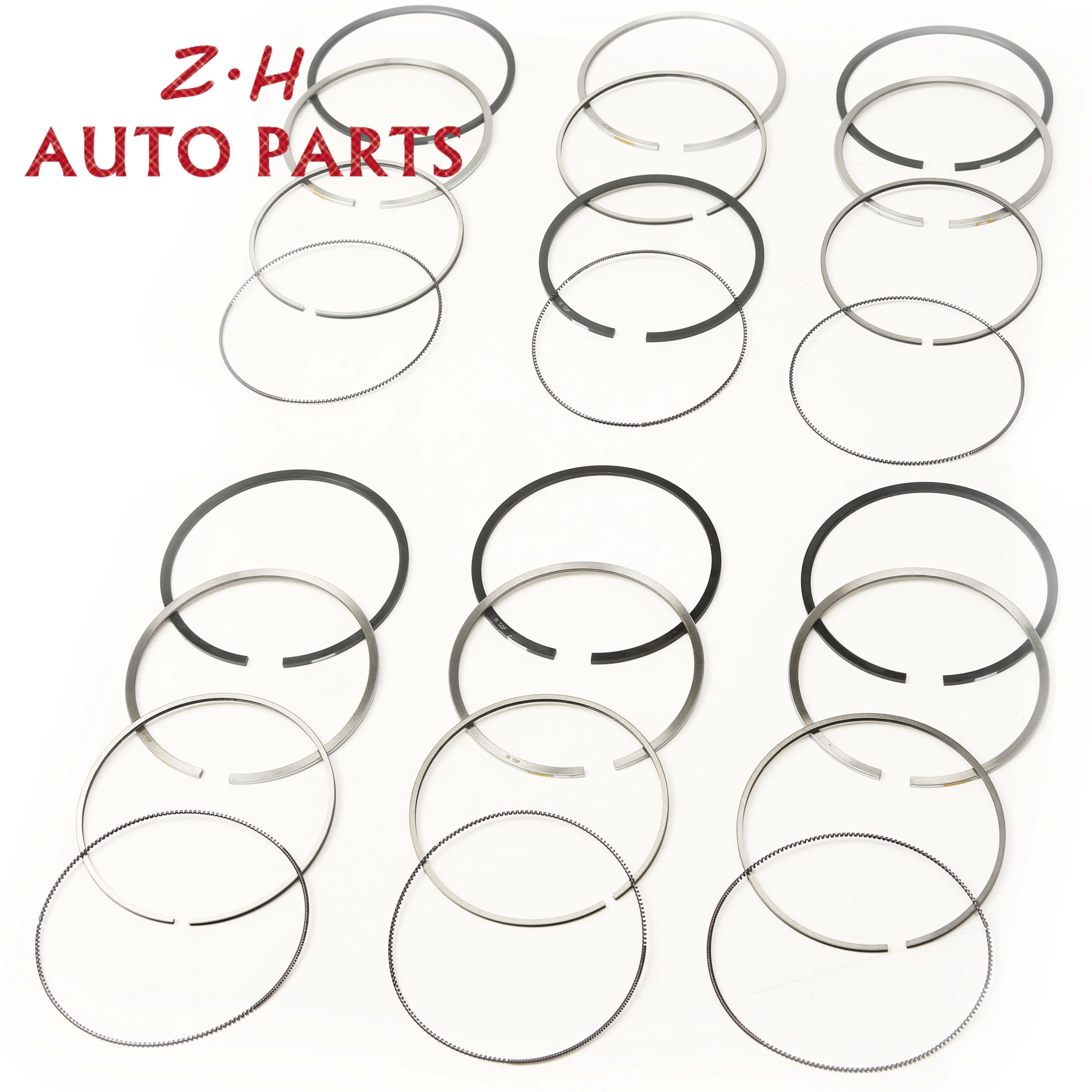 Cyl. Bore 83MM 6x Piston Rings Set 80 00558 2 0 000 A 642 030 00 24 For Benz OM642.826 3.0CDI X218 C 207 E 350 BlueTEC E 350 CDI