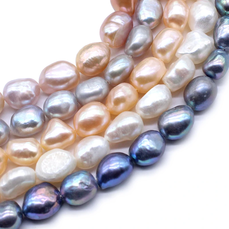 100% Natural Freshwater Pearl Beads Baroque Pearl Beads For Jewelry Making DIY Charm Pearl Bracelet Necklace 5-11mm Strand 15\'\'