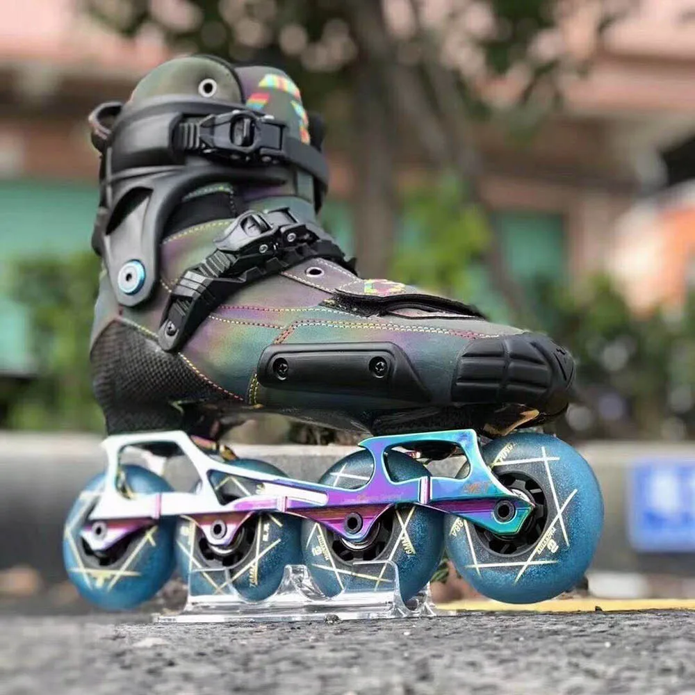 

2020 Reflective Carbon Fiber Slalom Inline Skates Child Adult Roller Skating Shoes Sliding Patines Similar With SEBA IGOR KSJ