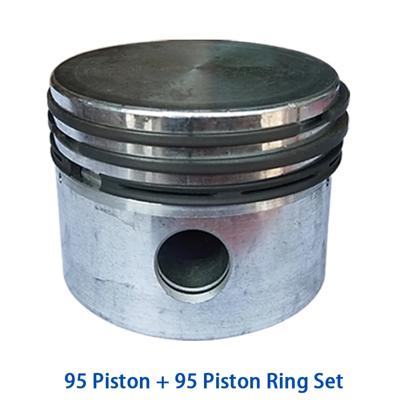 

Air Compressor Cylinder General Connecting Rod Piston + Piston Ring Oil Gas Ring Air Pump Set For Pump/Piston Machine